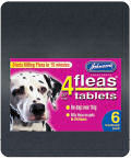 Johnsons 4 Flea Tablets Large Dog 6 Pack